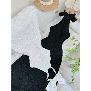 ( Hàng có sẵn ) Đầm maxi ren cổ yếm