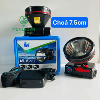 [2 PIN - Sáng 15h không giảm ánh sáng]Đèn pin đội đầu chống nước siêu sáng