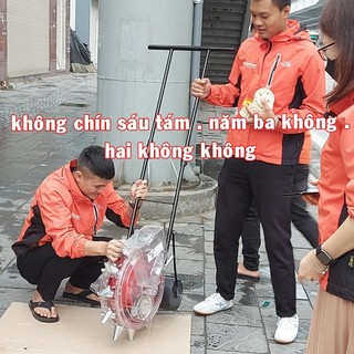 Máy gieo hạt, máy tra hạt đẩy tay 1 hàng vinafarm 989 giá cực rẻ