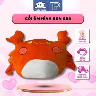 Gấu bông con cua dễ thương-thú nhồi bông cua biển chất mềm mịn yatasmart