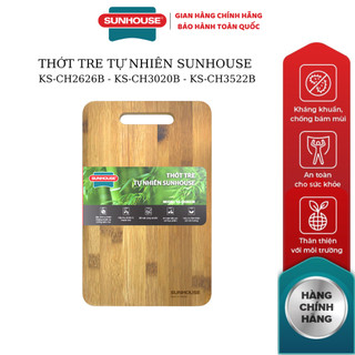 Thớt Tre Tự Nhiên SUNHOUSE - Hàng chính hãng SUNHOUSE