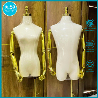 Manocanh nam, nữ tay vàng, tay bạc cao cấp Ma nơ canh nam nữ có tay nhiều màu sắc dễ lựa chọn - LV15