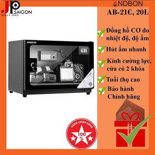 TỦ CHỐNG ẨM MÁY ẢNH ANDBON AB-21C, 20LÍT + QUÀ TẶNG