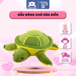 Gấu bông hình chú rùa xanh lá,thú nhồi bông rùa biển cho bé yatasmart dễ thương