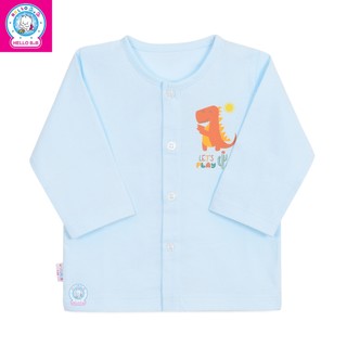 Áo cài giữa màu tay dài 0003 - hello bnb
