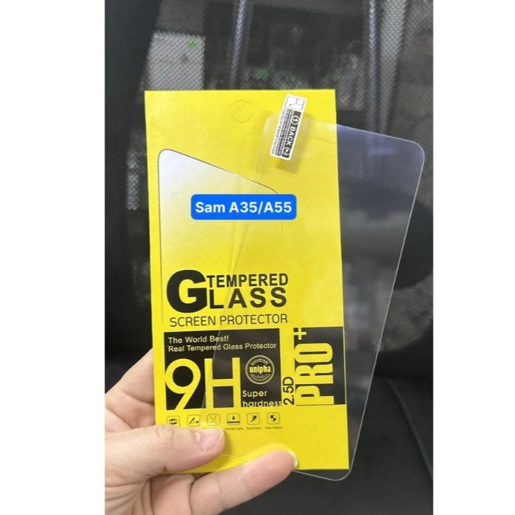 Samsung A35 / A55 _ Kính cường lực trong suốt siêu cảm ứng mượt
