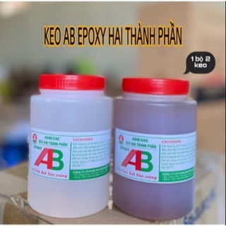 Keo ab 2 thành phần epoxy siêu chắc 1kg cặp