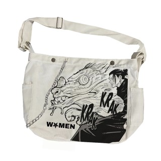  Túi Đeo Chéo Geto Jujutsu Kaisen họa tiết Manga Canvas Bag Đeo Vai 