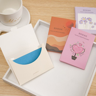 Giấy Thấm Dầu Gói 50 Tờ Nội Địa Trung, Hút Sạch Dầu Thừa Giúp Da Mặt Khô Thoáng Giấy Thấm Dầu Da Mặt 88835