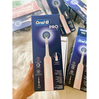    BILL PHÁP   Bàn chải diện ORAL B Pro #series 1 HỒNG PHẤN xinh xỉu 