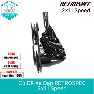 Củ đề xe đạp retrospec 2x11 speed
