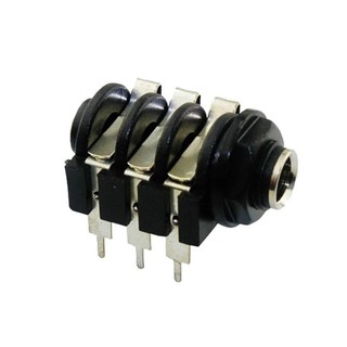 Jack Mic 6.35mm 6P Cái Chân Cắm