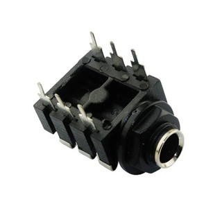 Jack Mic 6.35mm 6P Cái Chân Cắm