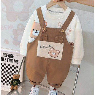 Sét bộ yếm rời áo, bộ yếm cho bé trai bé gái 7-12kg