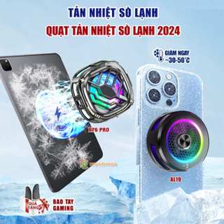 Quạt tản nhiệt điện thoại sò lạnh từ tính X76 / X76 Pro / AL11 Pro / SL25 hỗ trợ Livestream Led RGB