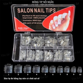 móng nối tay hộp 500 móng nail