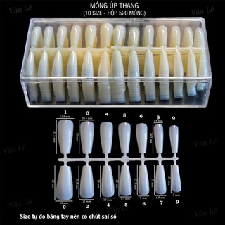 Móng úp thang cao cấp xịn hộp 520 móng