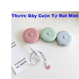 Thước Dây Cuộn Mini Tự Rút 150cm