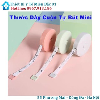 Thước dây cuộn mini tự rút 150cm