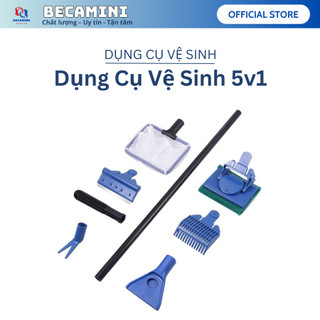Dụng cụ vệ sinh hồ cá 5 trong 1 - A-296 - VSHC