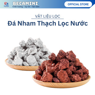 Đá nham thạch lọc nước bể cá, vật liệu lọc hồ cá, đá trang trí hồ cá