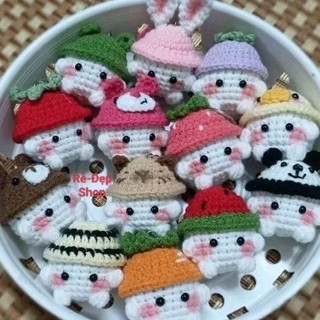 Móc khóa Bé Nấm Bằng Len Handmade