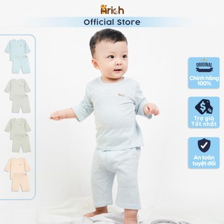 Bộ quần áo lửng Arich chất liệu xô tre cho bé trai, bé gái cho bé từ 9 tháng đến 5 tuổi