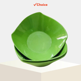 Bát đựng chè, hoa quả, bát nhựa phíp vuông lượn sóng - tô phíp vuông đựng chè kiếu dáng mới mã: nh266