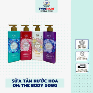 Sữa tắm hương nước hoa dưỡng ẩm On: The body 500G Hàn Quốc - 4 hương