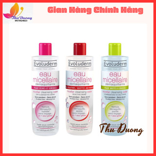 Nước Tẩy Trang Evoluderm Micellar Cleansing Water.