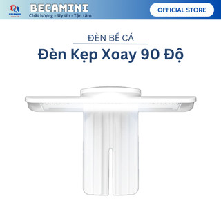Đèn led kẹp hồ cá mini , đèn led kẹp xoay 90 độ