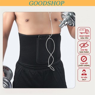 Đai nịt bụng thể thao hỗ trợ giảm mỡ khi tập gym gắn túi đựng HY008