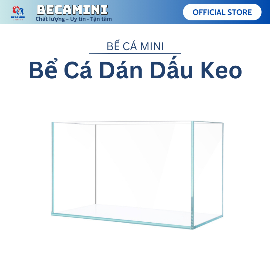 Bể cá mini , Bể cá mini để bàn dấu keo