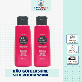 Dầu gội Elastine Silk Repair 120ml nhập khẩu Hàn Quốc - chai mini du lịch
