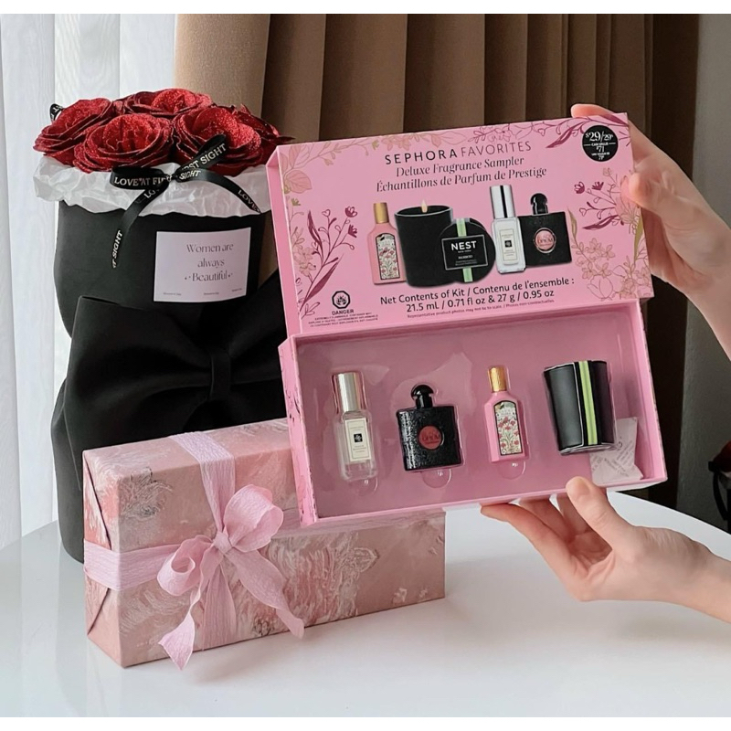 Set nước hoa Sephora favorite Deluxe 4 món mini hồng