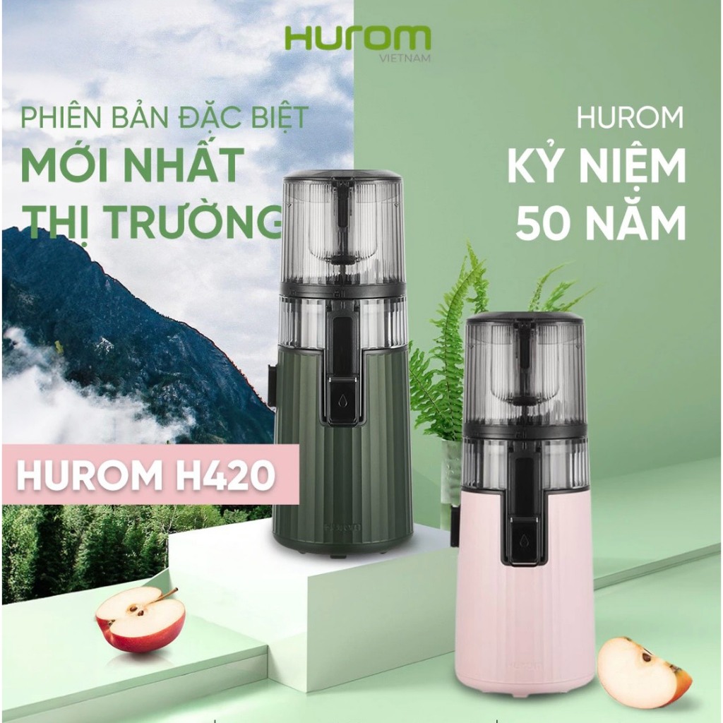 MÁY ÉP CHẬM HUROM H420 PHIÊN BẢN GIỚI HẠN - MẪU KỶ NIỆM 50 NĂM