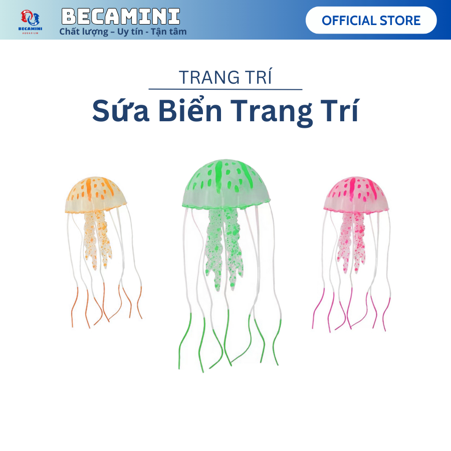 Sứa biển trang trí hồ cá