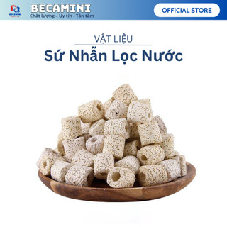 Sứ lọc nước bể cá[Giá Kho] vật liệu lọc hồ cá cảnh Sứ lỗ tròn nuôi vi sinh