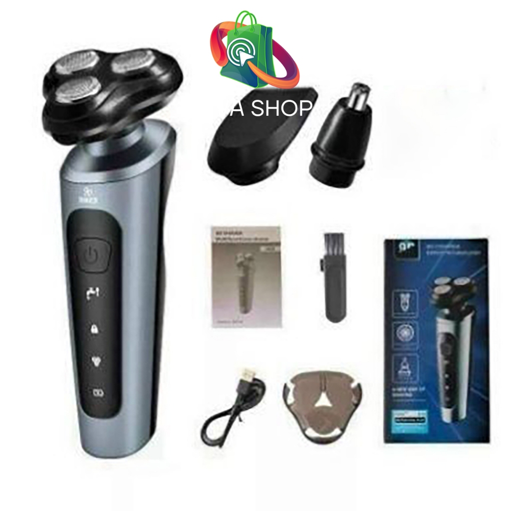 Máy cạo râu 9D SHAVER 4 in 1 cao cấp tặng kèm 6 phụ kiện