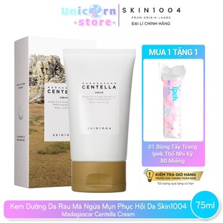 Kem Dưỡng Da Rau Má Ngừa Mụn Phục Hồi Da Skin1004 Madagascar Centella Cream 75ml