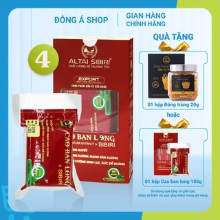 Cao ban long Sibiri - Combo 4 hộp 100g - Hỗ trợ bổ huyết, dưỡng xương, tăng cường sinh lực