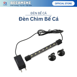 Đèn hồ cá ĐÈN CHÌM TRẮNG- HỒNG dùng cho hồ cá cảnh từ 20-60cm có công tắt loạt tốt