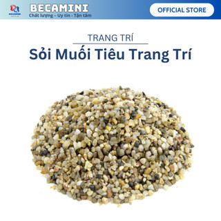 Sỏi muối tiêu viên nhỏ trang trí bể cá chậu cây 1 kg