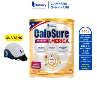 Sữa Bột Calosure America_Vị thanh nhẹ/ America +_Tiểu Đường 800g