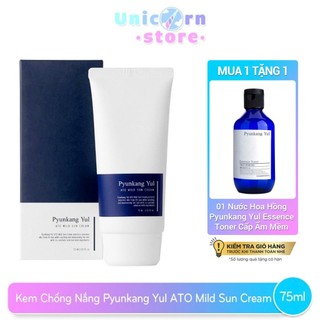 Kem Chống Nắng Nâng Tone, Làm Dịu Và Bảo Vệ Da Pyunkang Yul ATO Mild Sun Cream 75mL