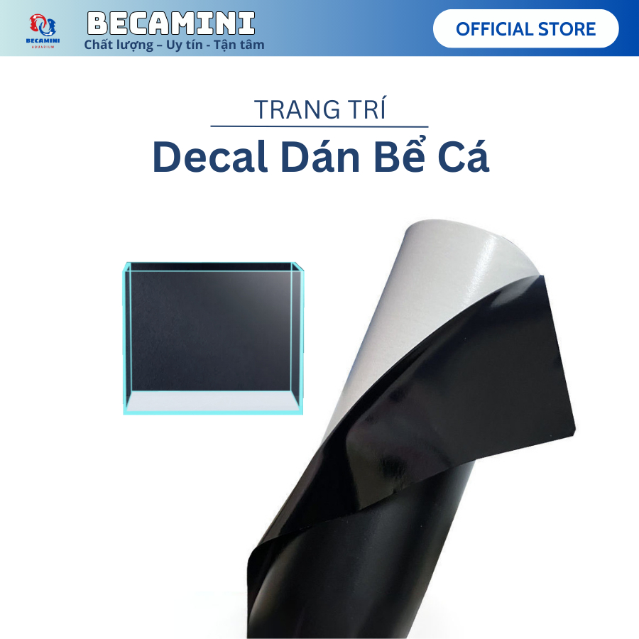 Decal dán bể cá