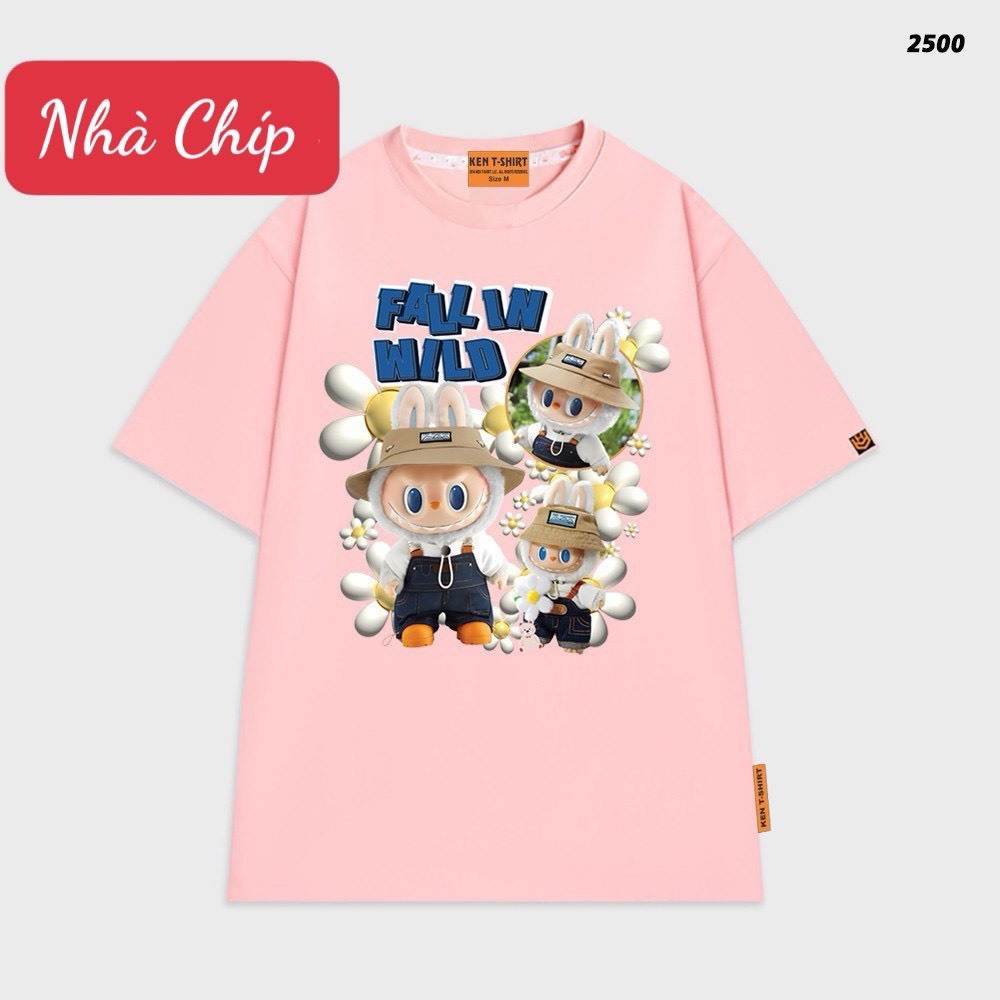 Áo bé gái in hình LUBUBU siêu hót, chất thun cotton mềm mịn. Size từ 10-60kg