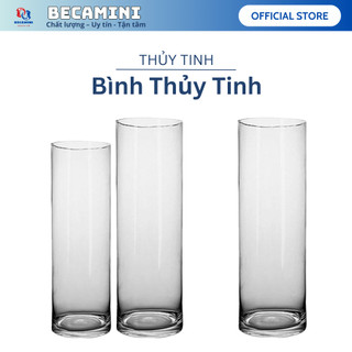 Bình thủy tinh trụ tròn