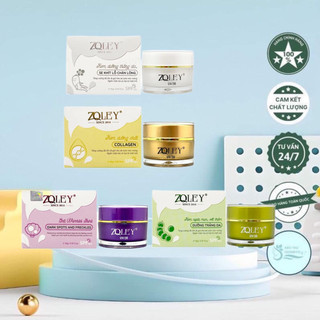 Kem face zoley 10g có 4 màu là 4 công dụng - uv30 - phù hợp tất cả da, hỗ trợ vấn đề của da -hộp 10g