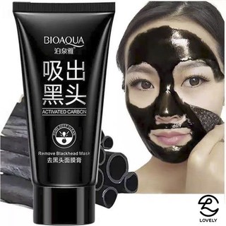 Gel lột Mụn Than Tre Bioaqua Charcoal ♥️FREESHIP♥️ Hút sạch mụn cám, mụn đầu đen. Thải độc chì- Sáng da